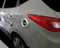Auto Clover Chrome Fuel Cap Door Cover Trim for Hyundai IX35 2010 - 2015