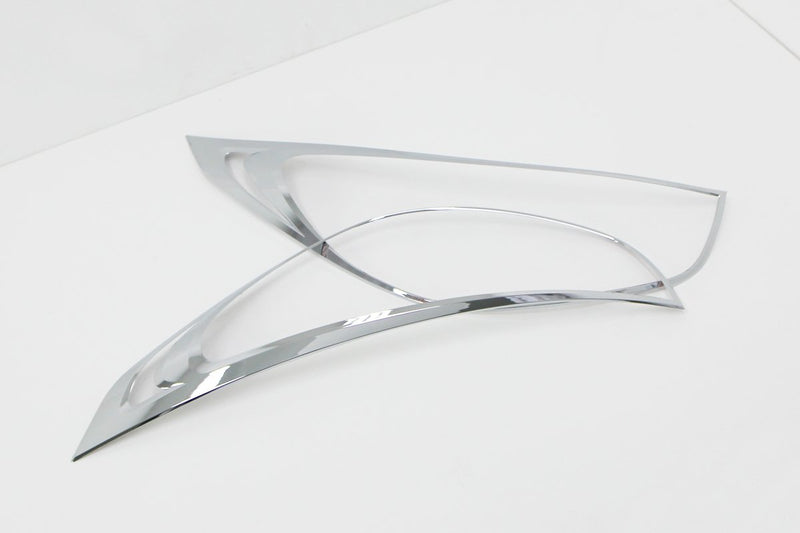 Auto Clover Chrome Headlight Trim Set for Hyundai IX35 2010 - 2015 - TYPE 1