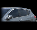 Auto Clover Chrome Side Window Top Frame Trim Cover for Hyundai IX35 2010 - 2015