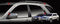 Auto Clover Chrome Side Window Top Frame Cover Trim for Kia Sportage 2005 - 2010