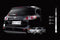 Auto Clover Chrome Rear Styling Trim Set for Hyundai Santa Fe 2007 - 2012