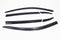 Auto Clover Wind Deflectors Set for Kia Niro 2016 - 2021 (6 pieces)