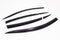Auto Clover Wind Deflectors Set for Audi A6 2011 - 2018 (6 pieces)