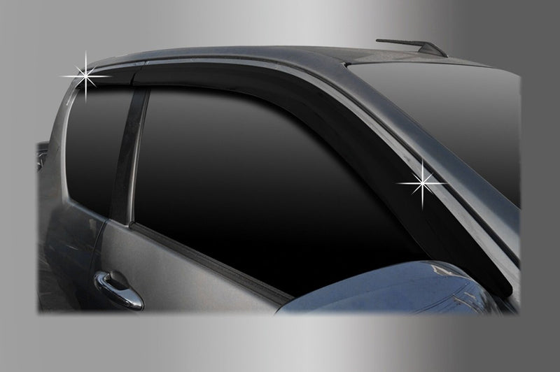 Auto Clover Wind Deflectors Set for Toyota Hilux 2016+ Extra Cab (4 pieces)