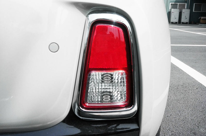 Auto Clover Chrome Front and Rear Fog Light Trim Set for Kia Picanto 2015 - 2016