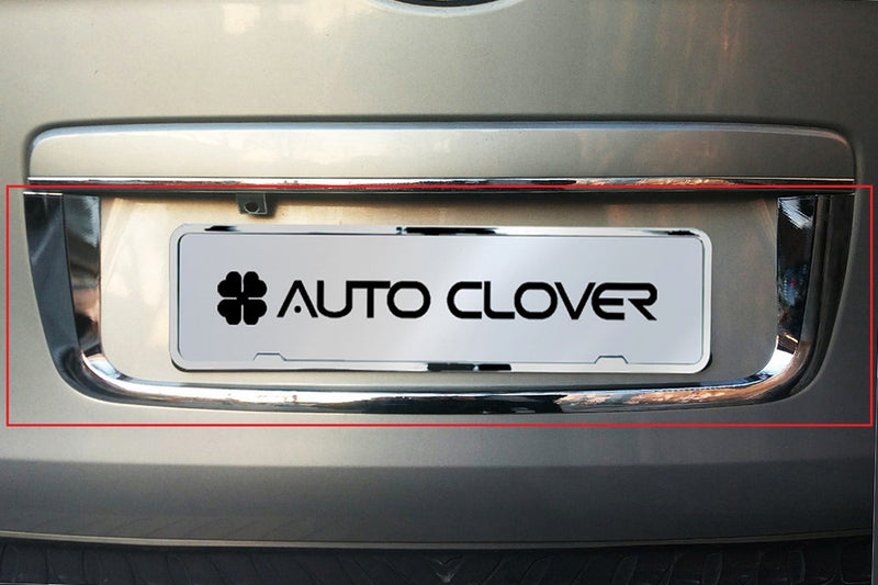 Auto Clover Chrome Rear Number Plate Surround Trim for Hyundai i800 / iLoad