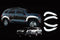 Auto Clover Chrome Wheel Arch Trim Set for Hyundai Santa Fe 2001 - 2006