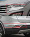 Auto Clover Chrome Front and Rear Bumper Trim for Hyundai Santa Fe 2013 - 2018